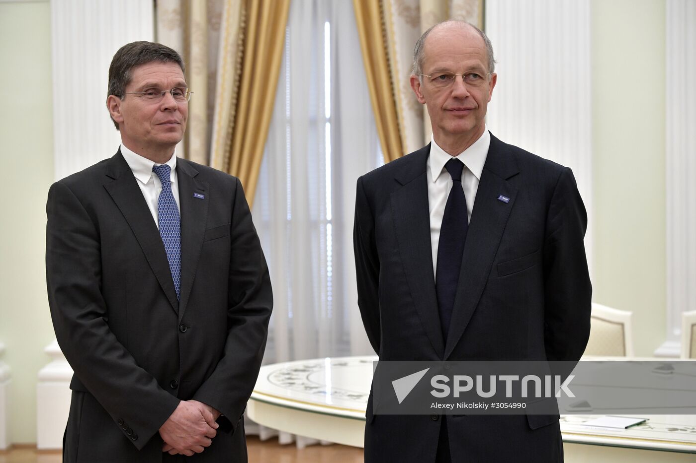 President Vladimir Putin meets with BASF Group CEO Kurt Bock