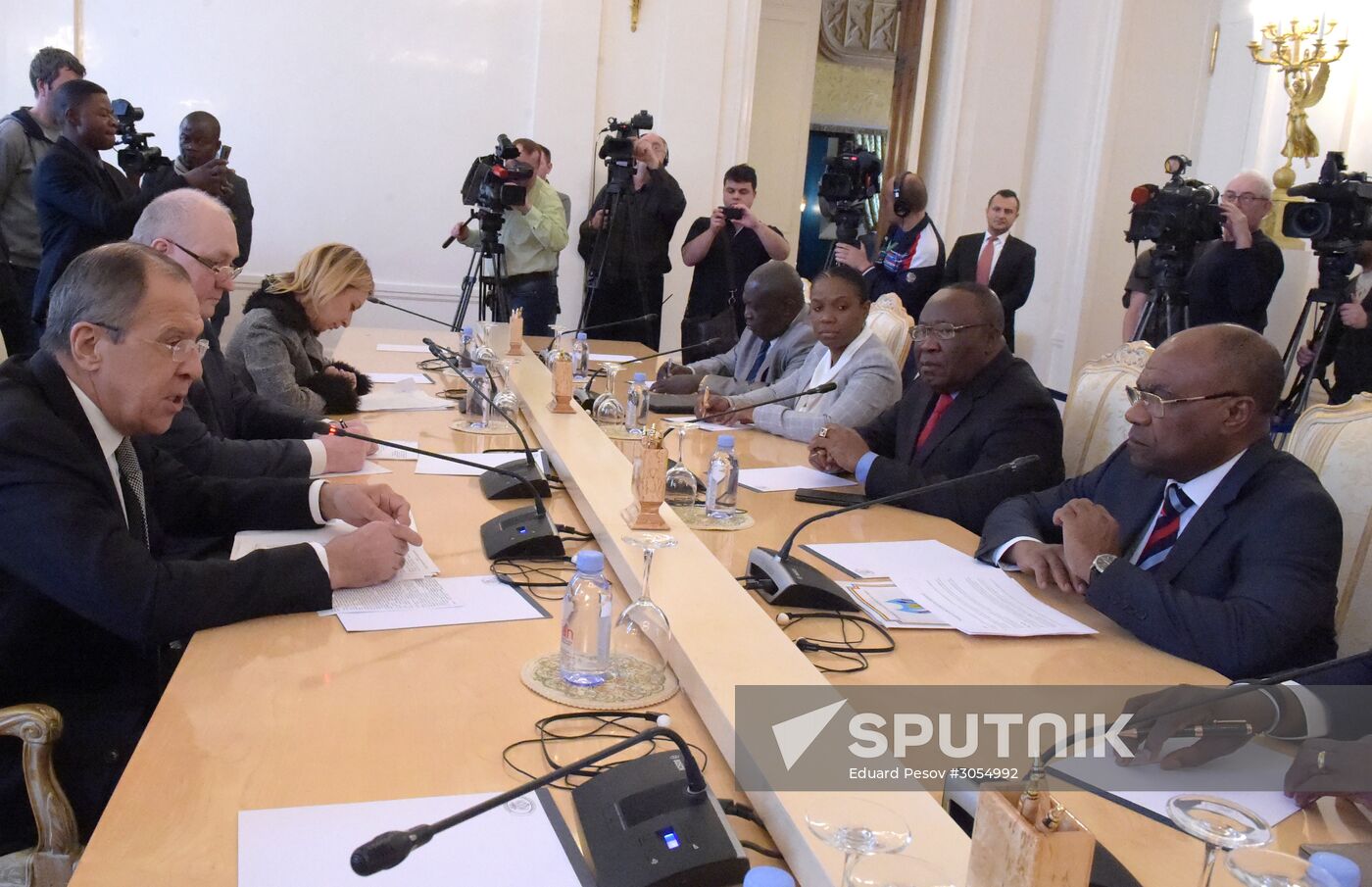 Meeting between foreign ministers of Russia and DR Congo