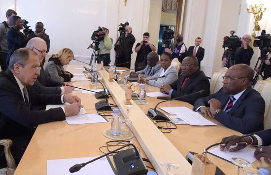 Meeting between foreign ministers of Russia and DR Congo