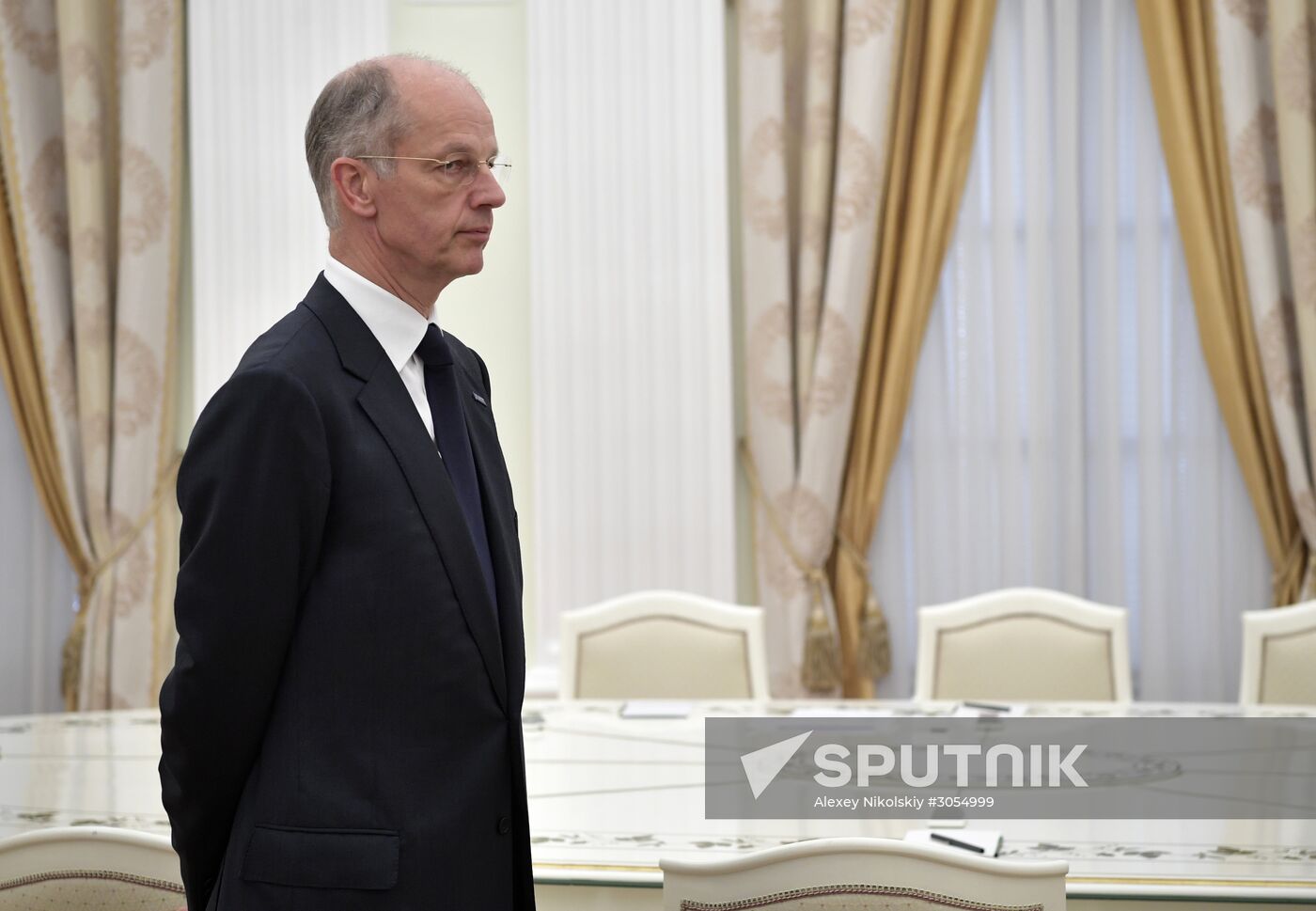 President Vladimir Putin meets with BASF Group CEO Kurt Bock
