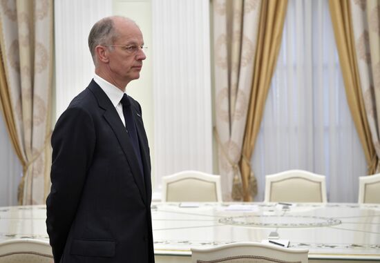 President Vladimir Putin meets with BASF Group CEO Kurt Bock