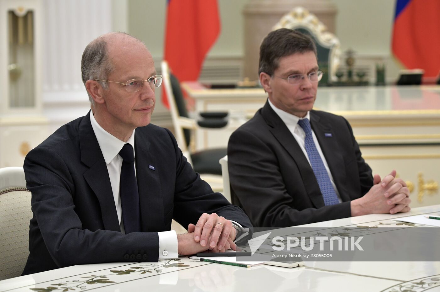 President Vladimir Putin meets with BASF Group CEO Kurt Bock