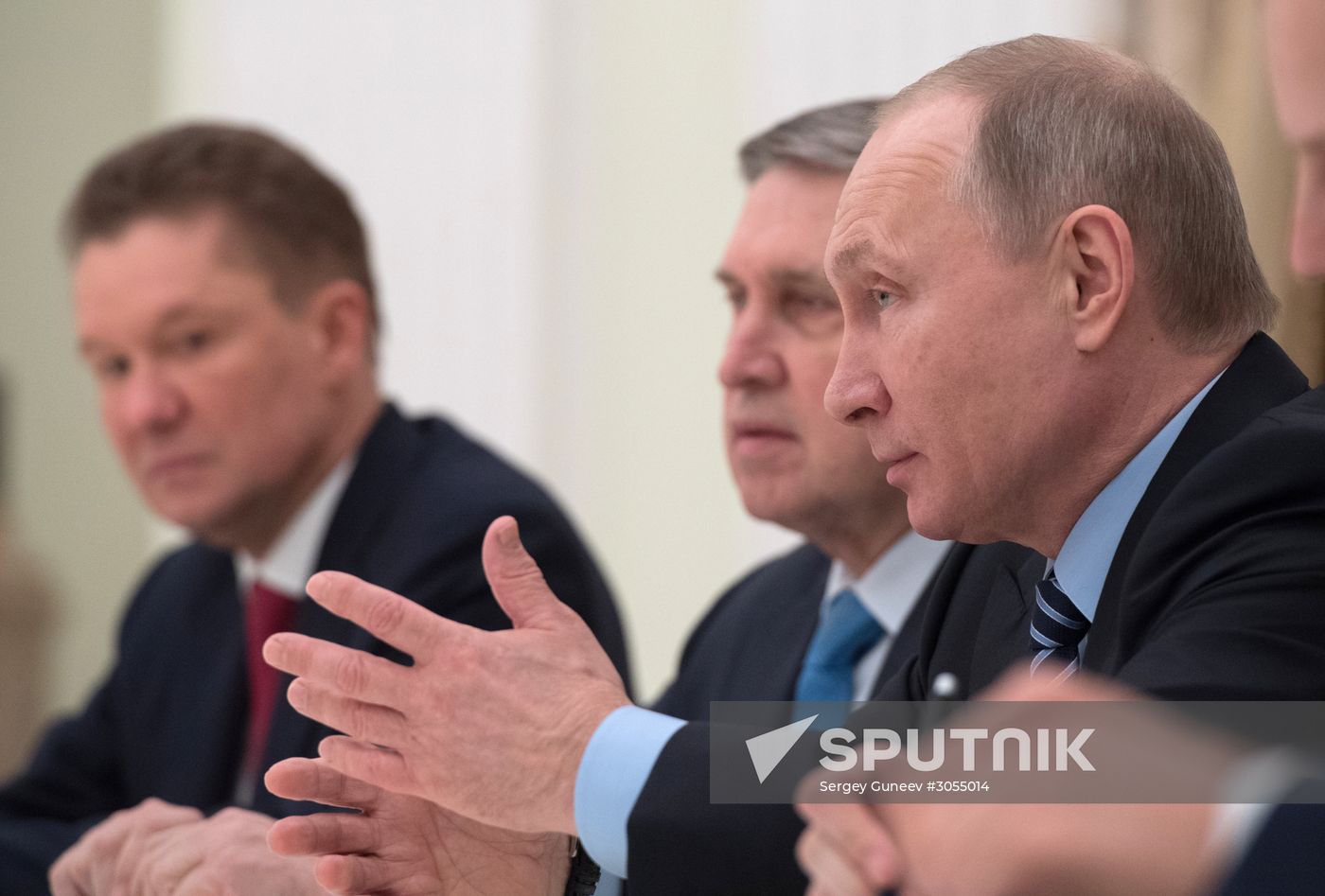 President Vladimir Putin meets with BASF Group CEO Kurt Bock