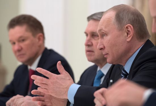 President Vladimir Putin meets with BASF Group CEO Kurt Bock
