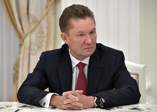 President Vladimir Putin meets with BASF Group CEO Kurt Bock