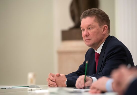 President Vladimir Putin meets with BASF Group CEO Kurt Bock