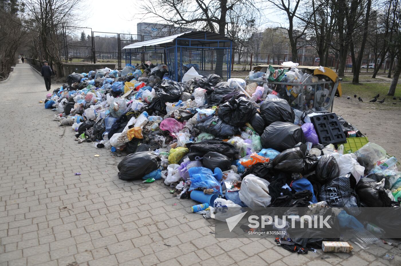 Domestic waste disposal in Lviv
