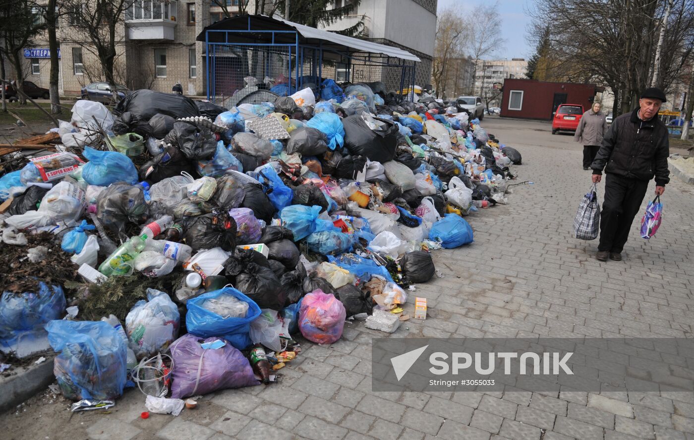 Domestic waste disposal in Lviv