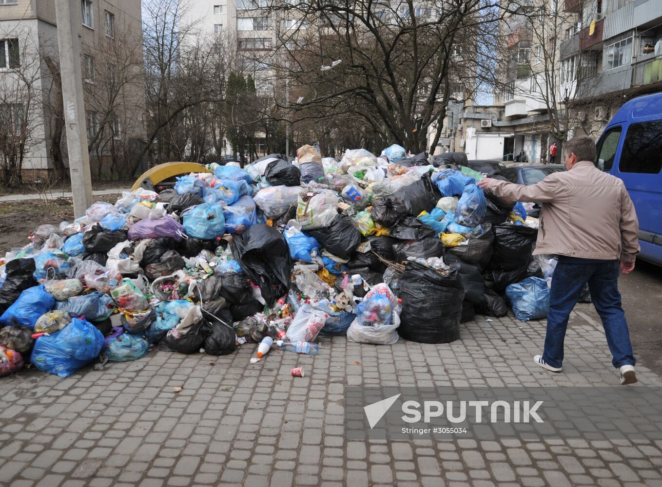 Domestic waste disposal in Lviv