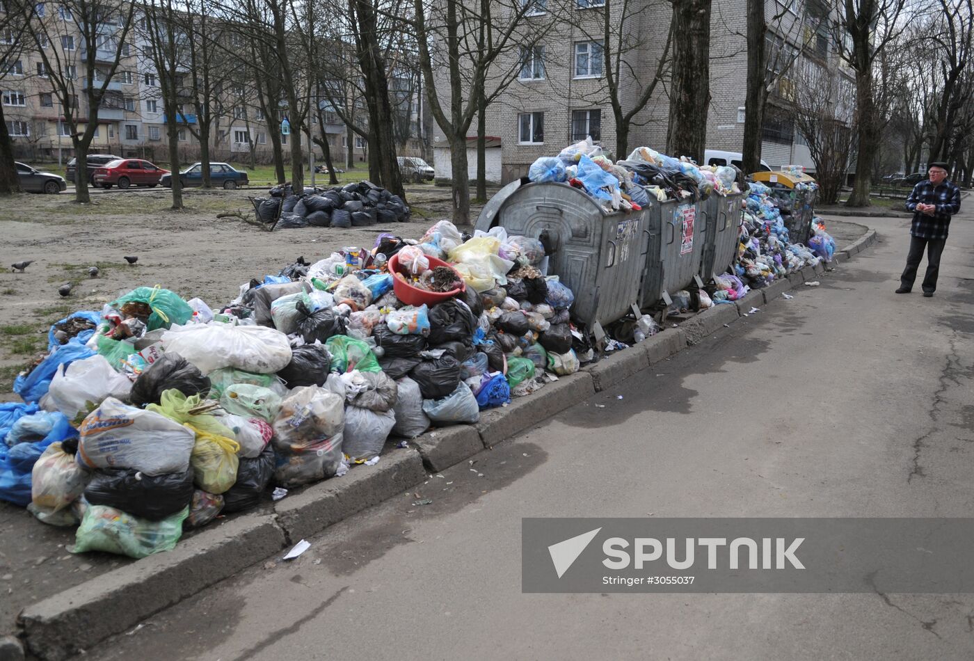 Domestic waste disposal in Lviv
