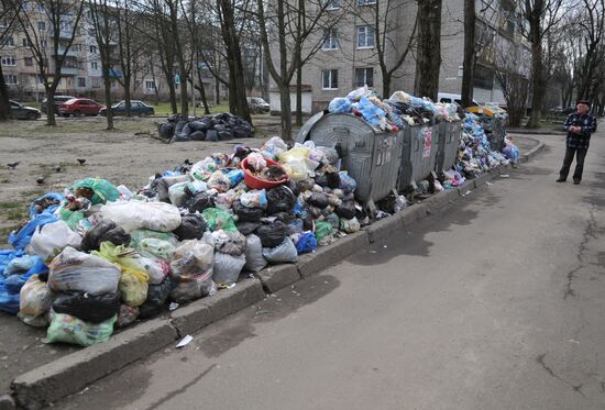 Domestic waste disposal in Lviv