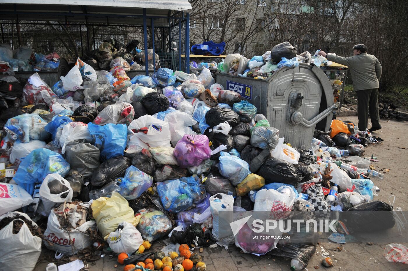 Domestic waste disposal in Lviv
