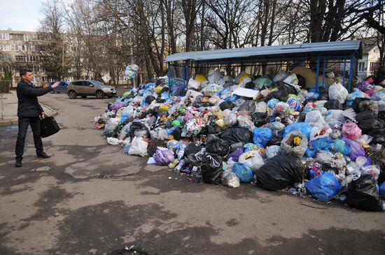 Domestic waste disposal in Lviv