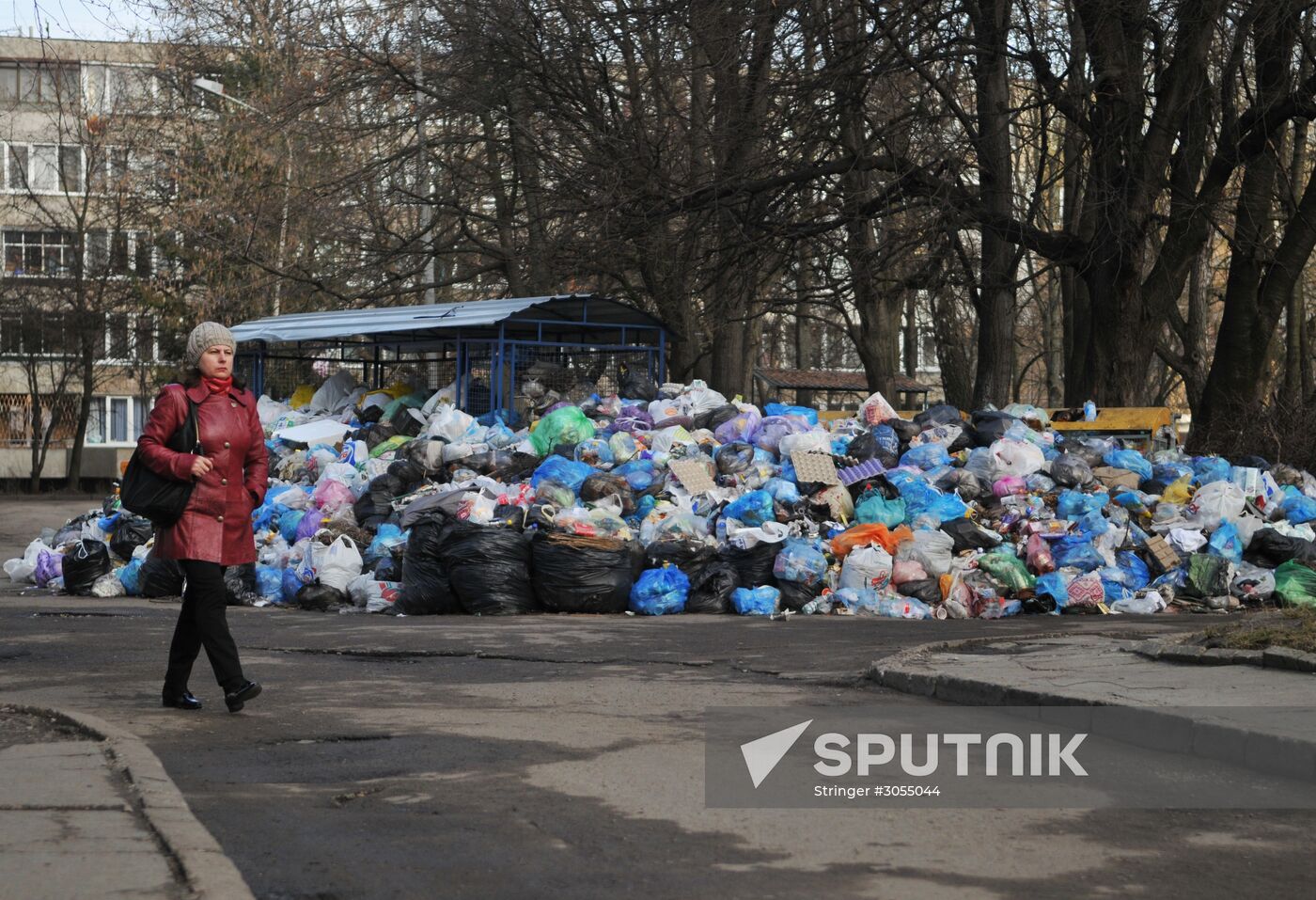 Domestic waste disposal in Lviv