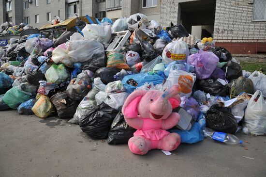 Domestic waste disposal in Lviv