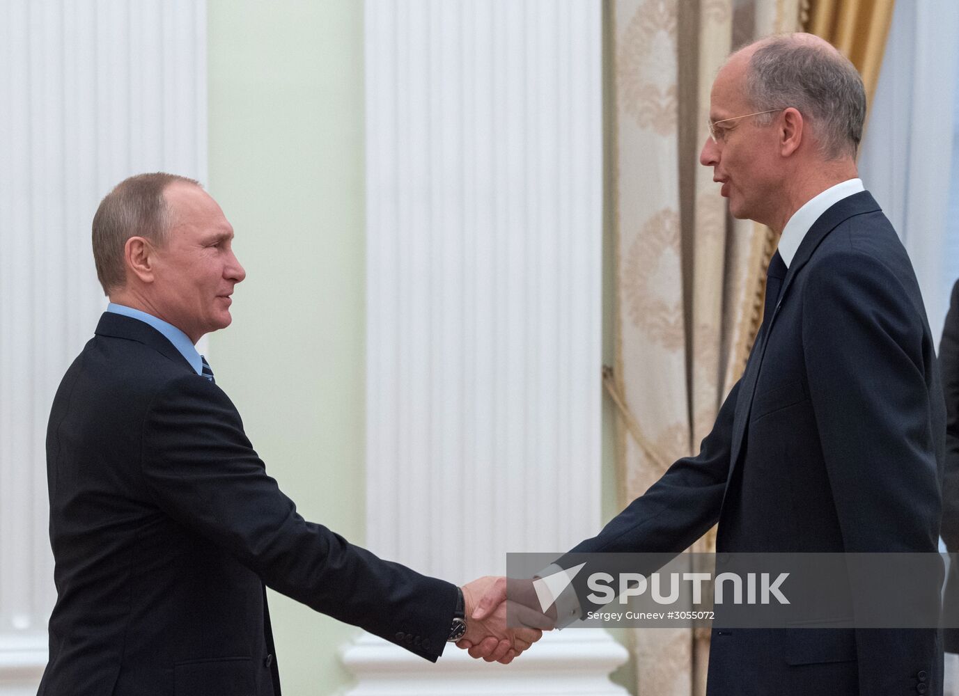 President Vladimir Putin meets with BASF Group CEO Kurt Bock