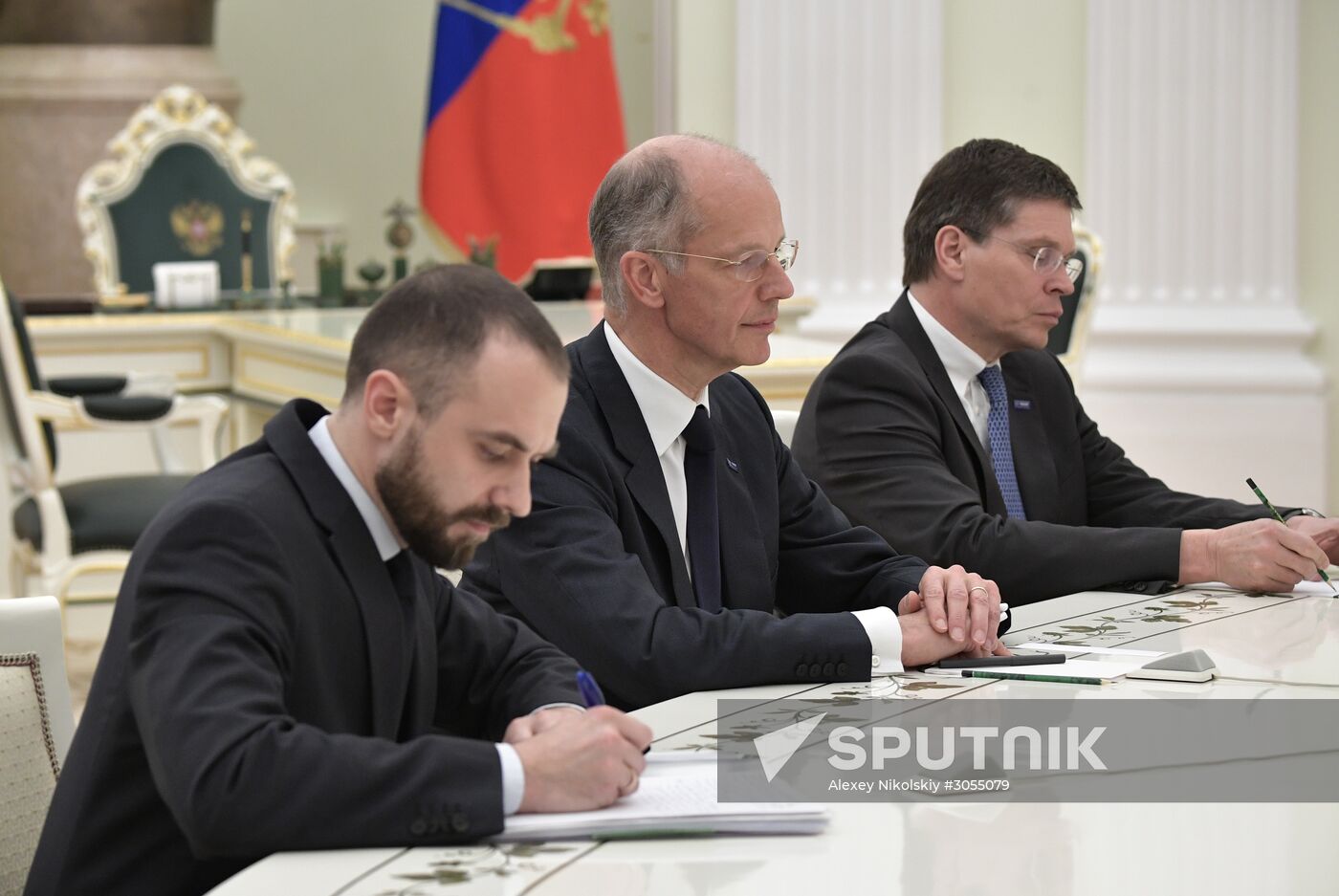 President Vladimir Putin meets with BASF Group CEO Kurt Bock