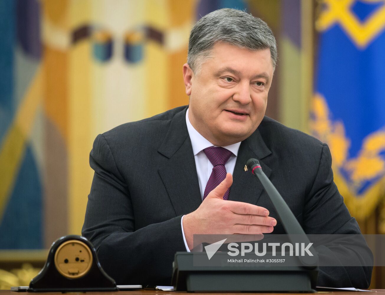 President of Ukraine Petro Poroshenko at meeting of Council on Judicial Reform