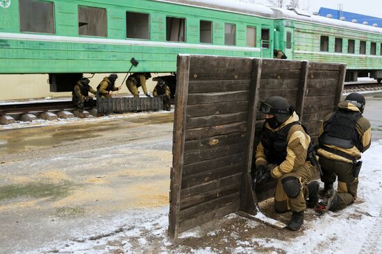 National Guards hold drills in Volgograd Region