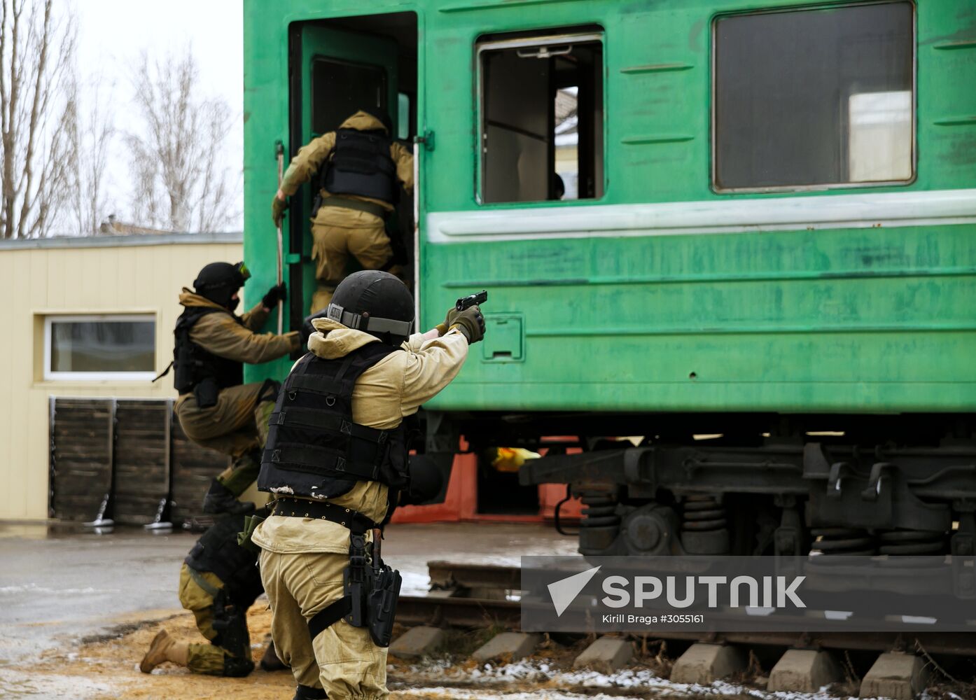 National Guards hold drills in Volgograd Region