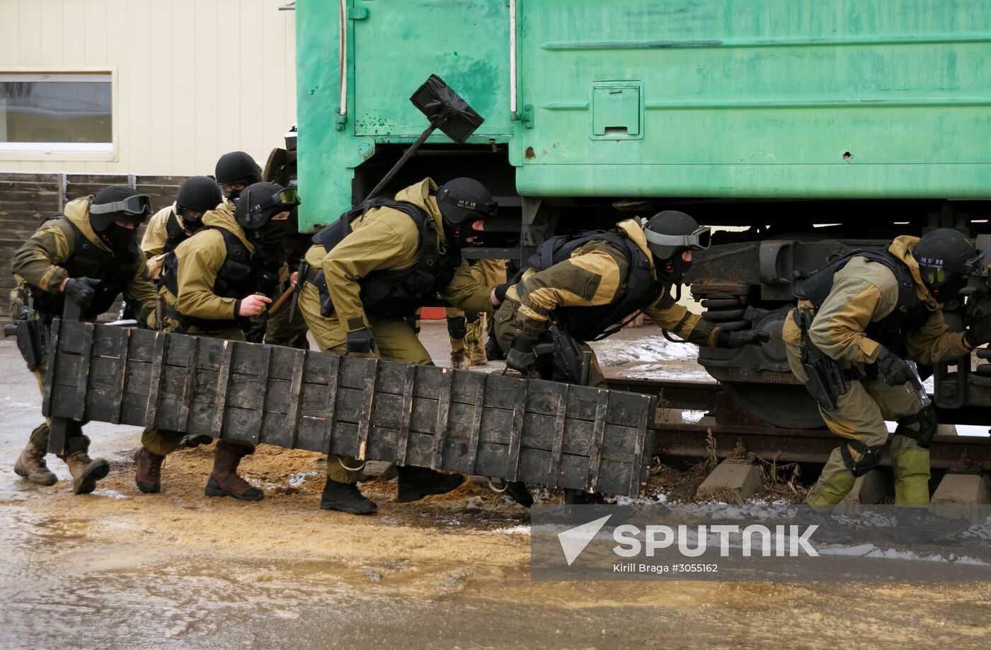 National Guards hold drills in Volgograd Region