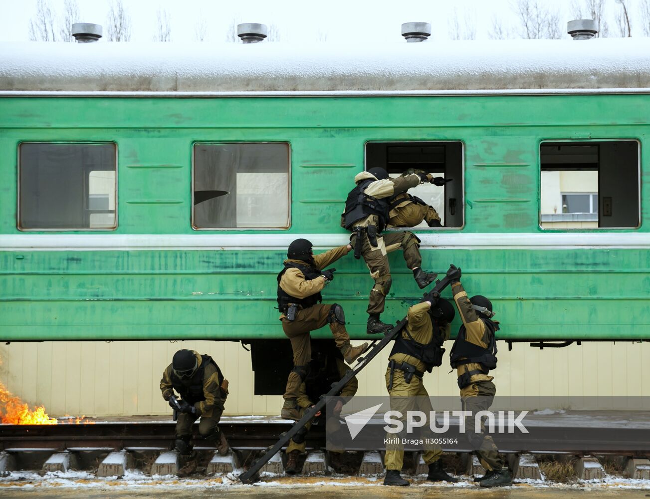 National Guards hold drills in Volgograd Region