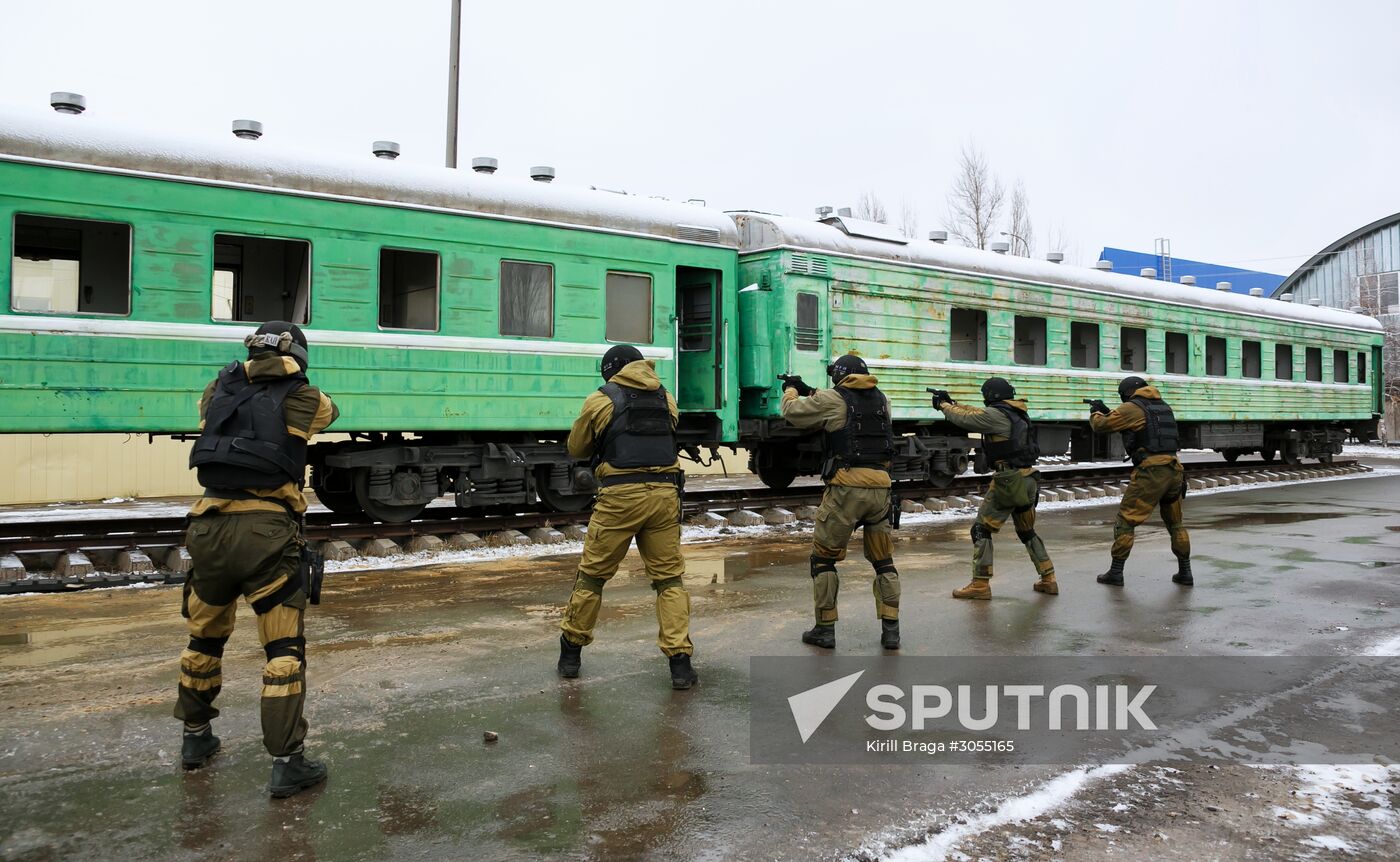 National Guars hold drills in Volgograd Region