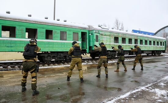 National Guars hold drills in Volgograd Region