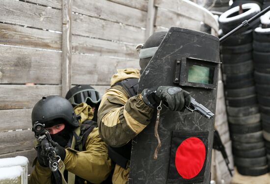 National Guars hold drills in Volgograd Region