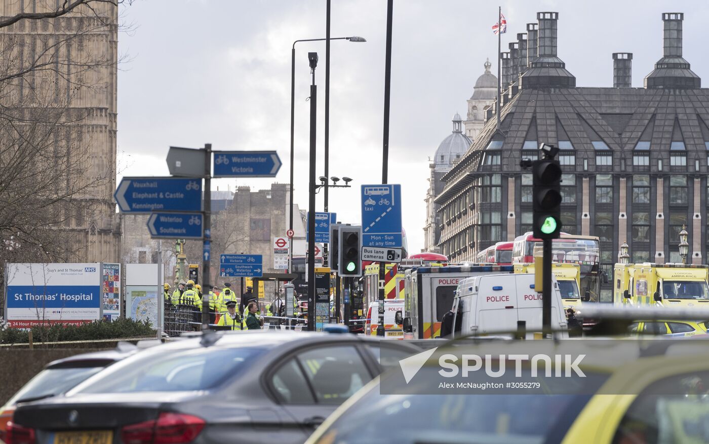 Site of terrorist attack near U.K. Parliament