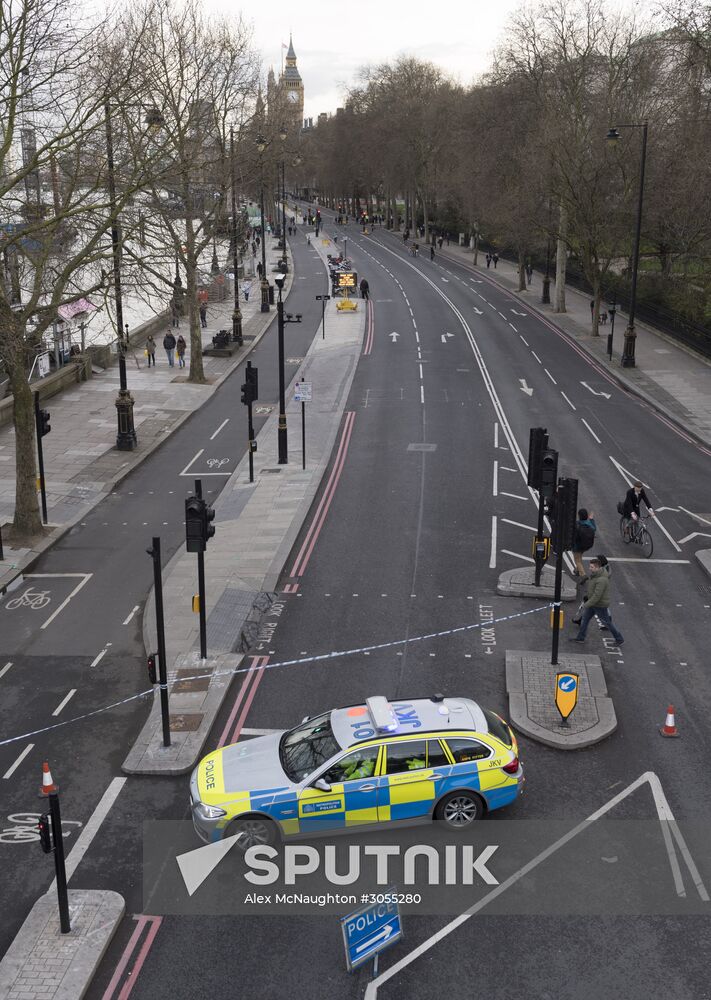 Site of terrorist attack near U.K. Parliament