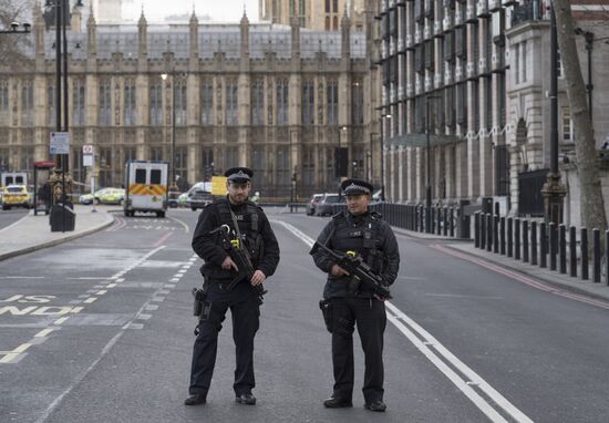 Site of terrorist attack near U.K. Parliament