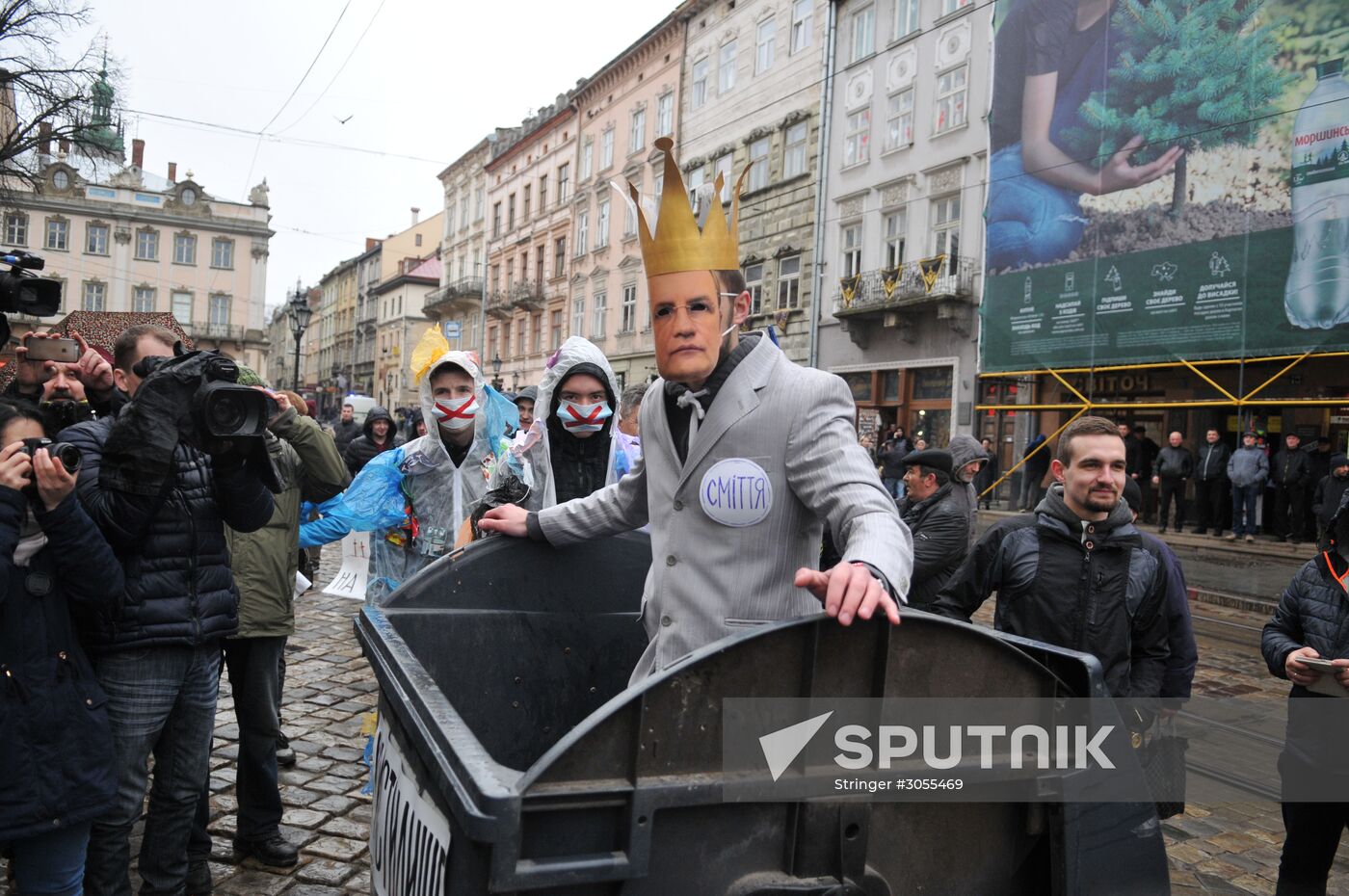 Rally demanding to solve the problem of waste disposal in Lviv