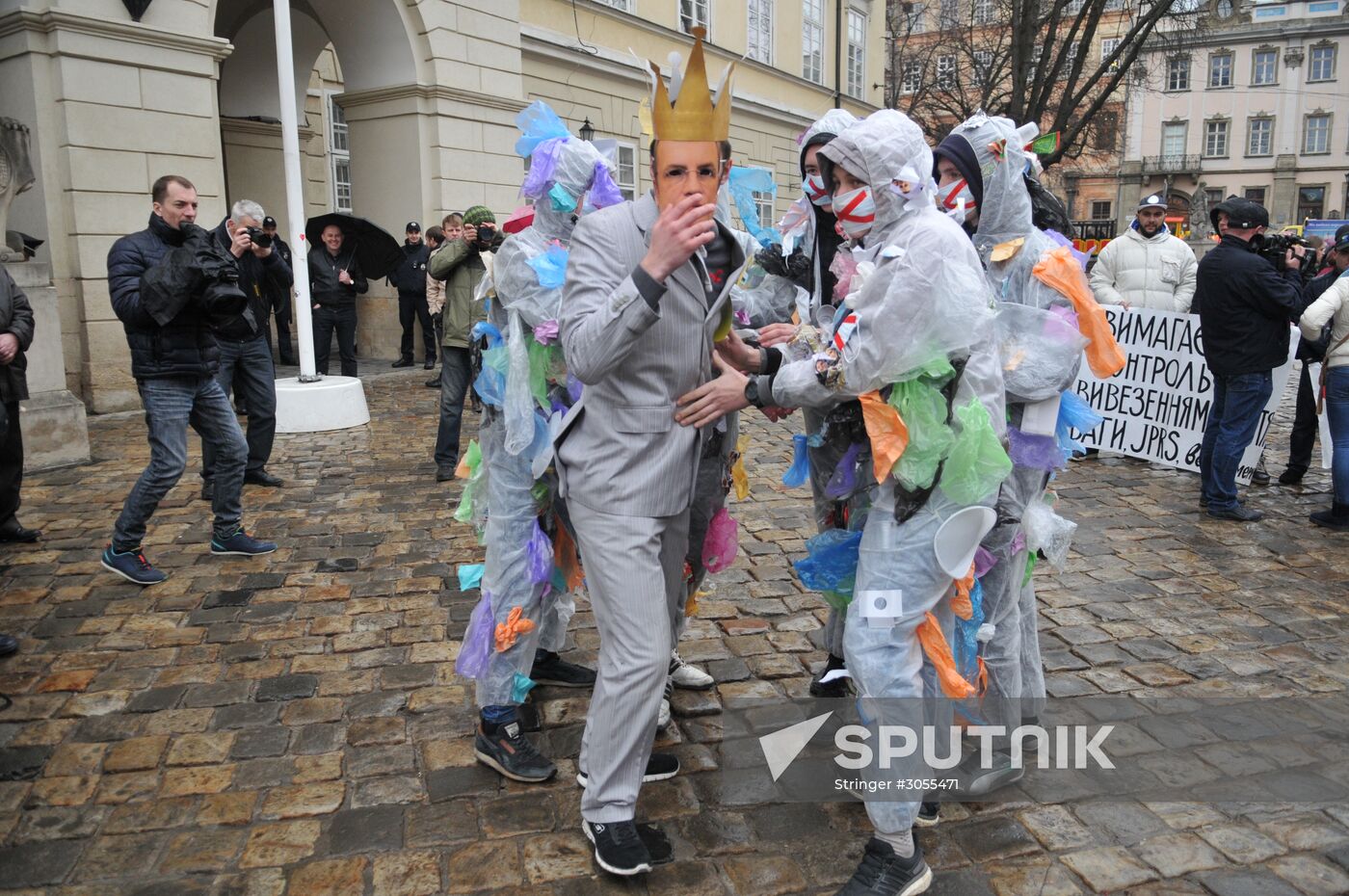 Rally demanding to solve the problem of waste disposal in Lviv