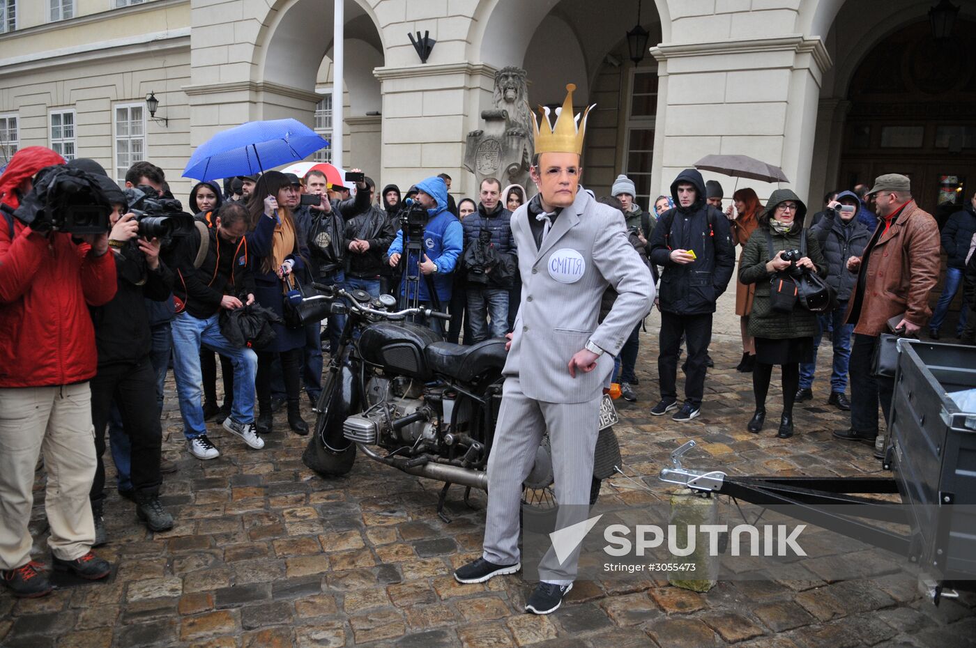 Rally demanding to solve the problem of waste disposal in Lviv