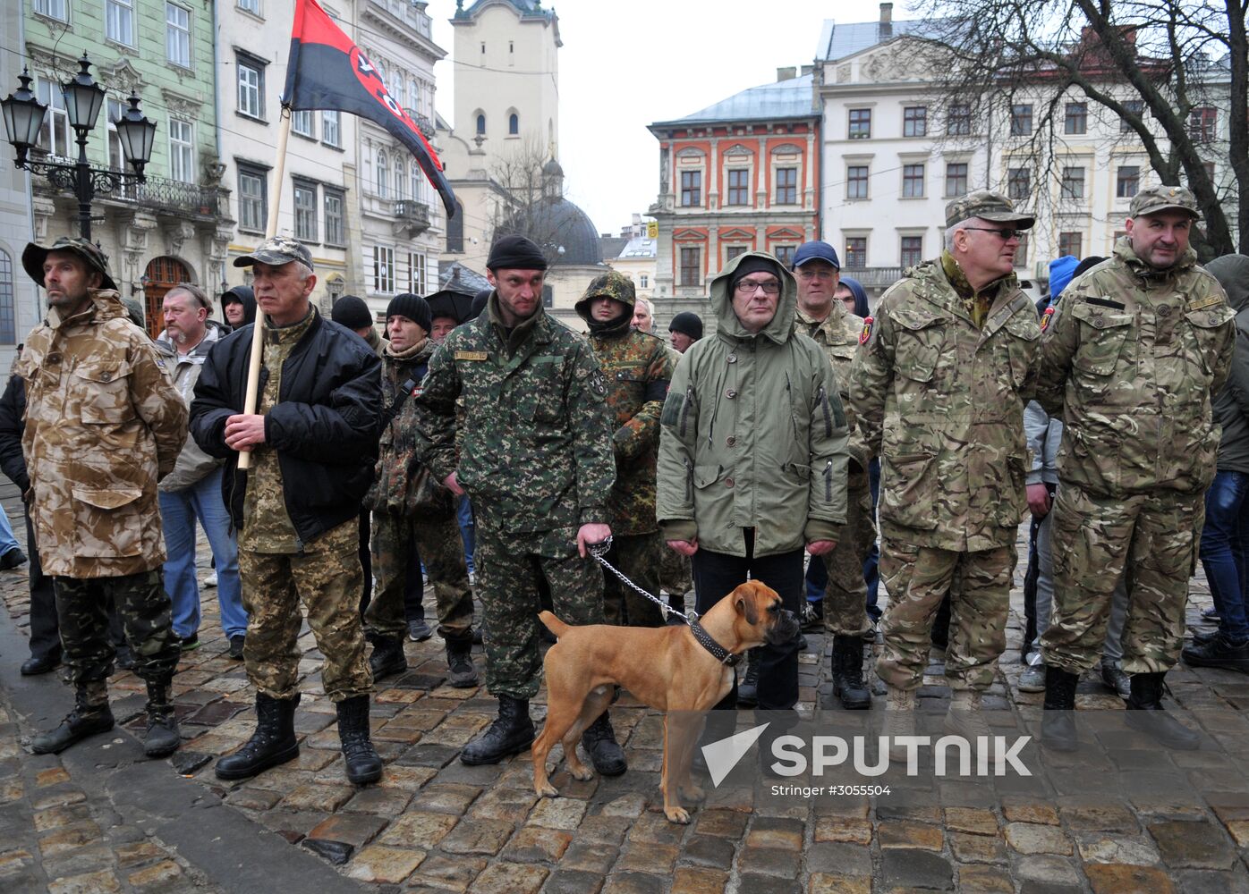 Anti-government rally in Lvov