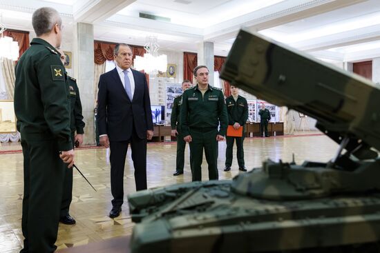Foreign Minister Lavrov gives lecture at Military Academy of the General Staff of the Russian Armed Forces