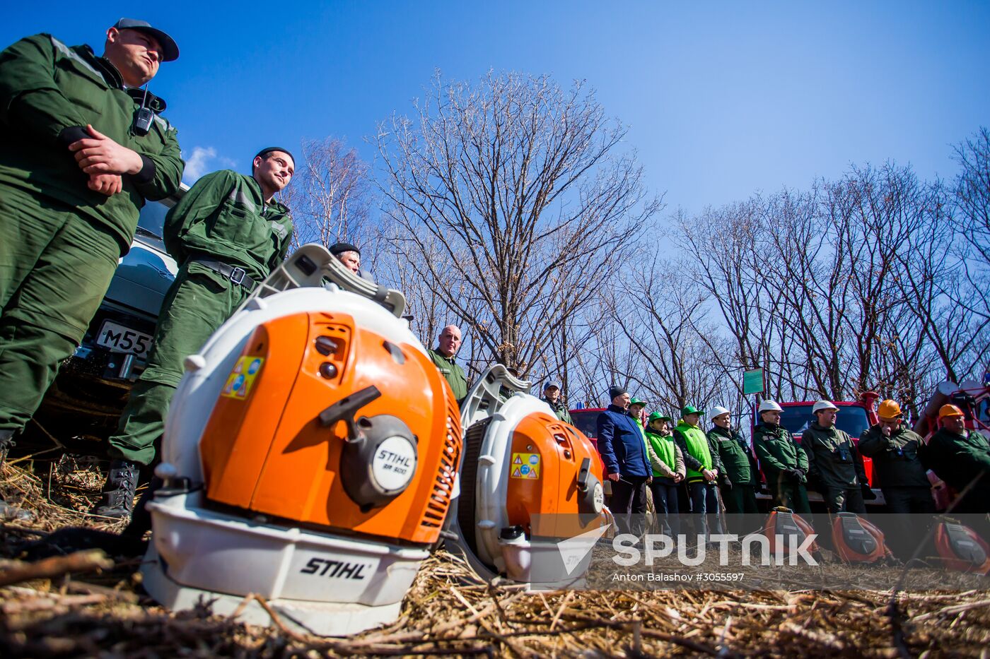 Forest fire fighting training in Primorsky Krai