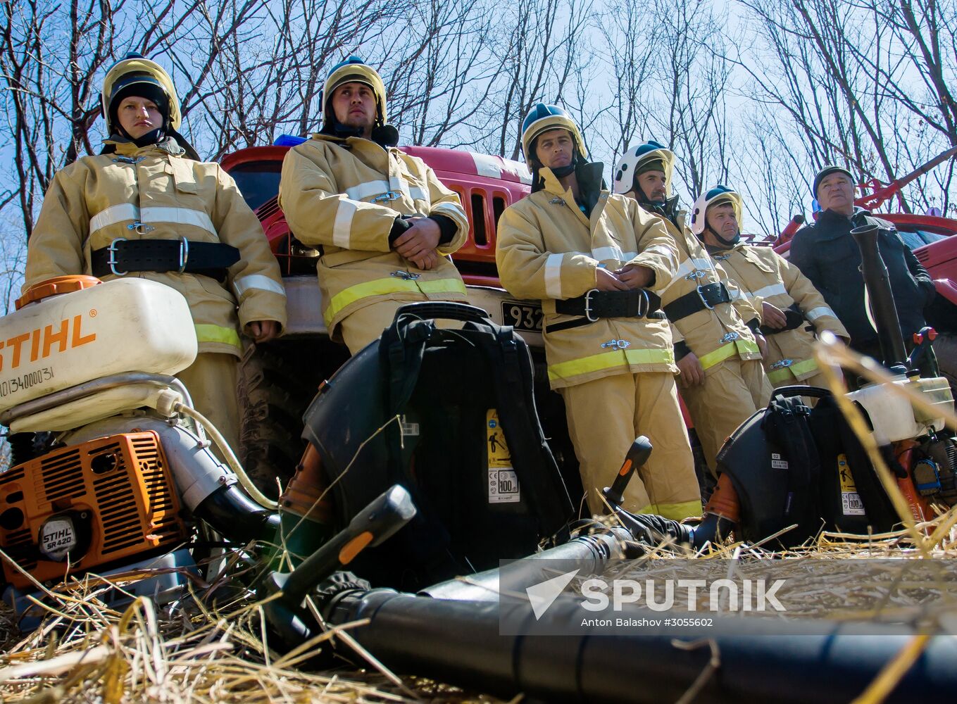 Forest fire fighting training in Primorsky Krai