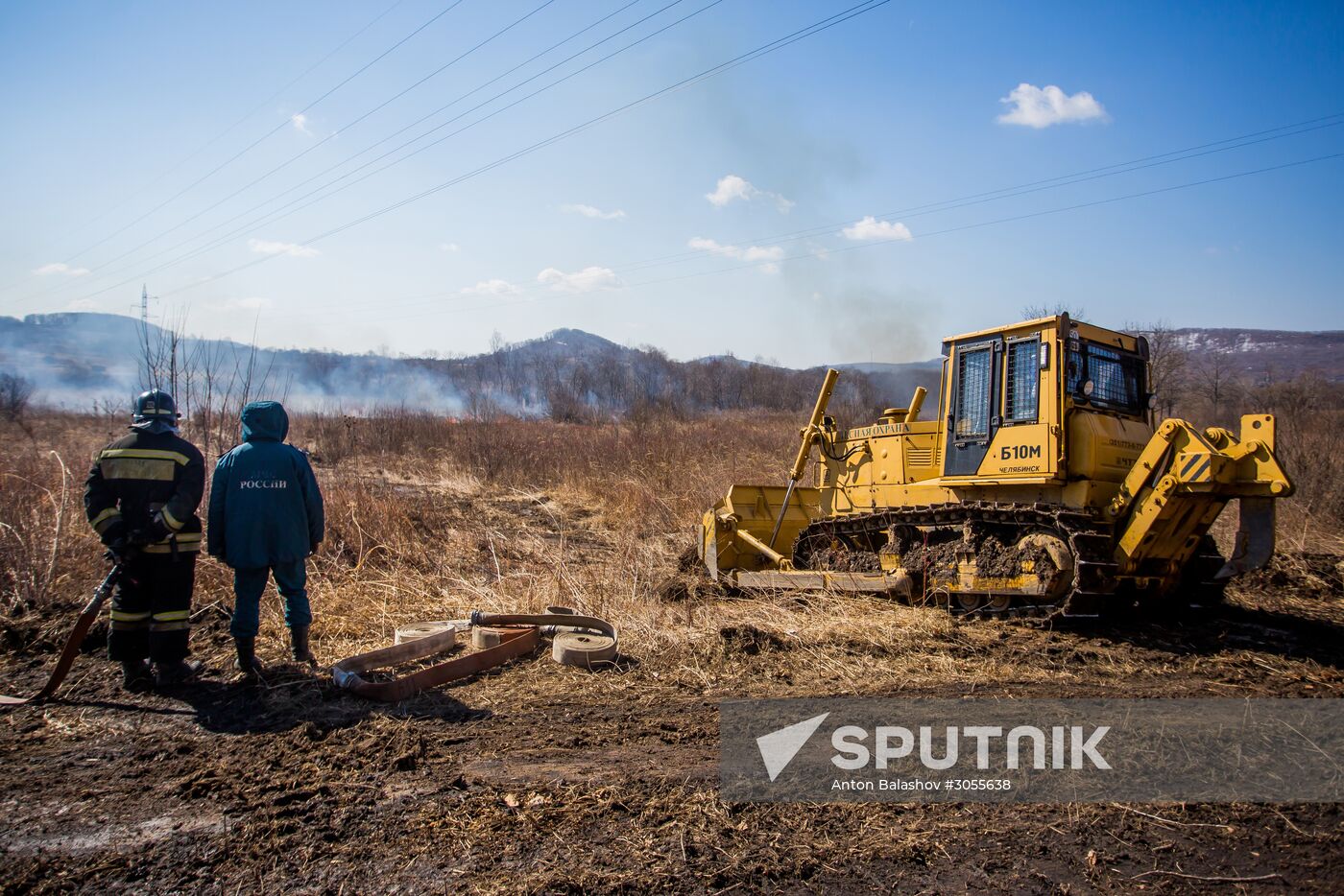 Forest fire fighting training in Primorsky Krai