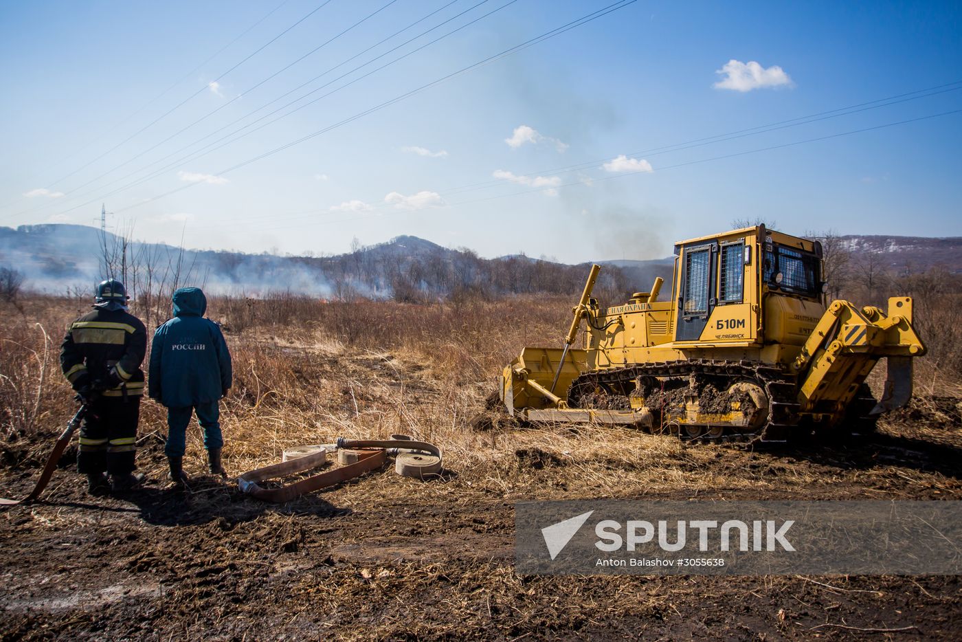 Forest fire fighting training in Primorsky Krai