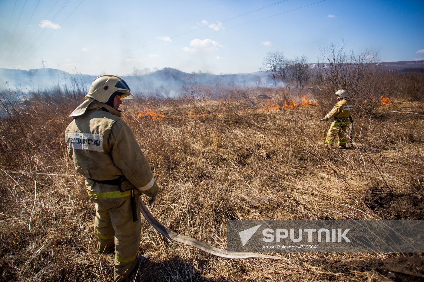 Forest fire fighting training in Primorsky Krai
