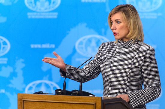 Briefing by Foreign Ministry Official Spokesperson Maria Zakharova
