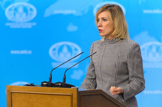 Briefing by Foreign Ministry Official Spokesperson Maria Zakharova