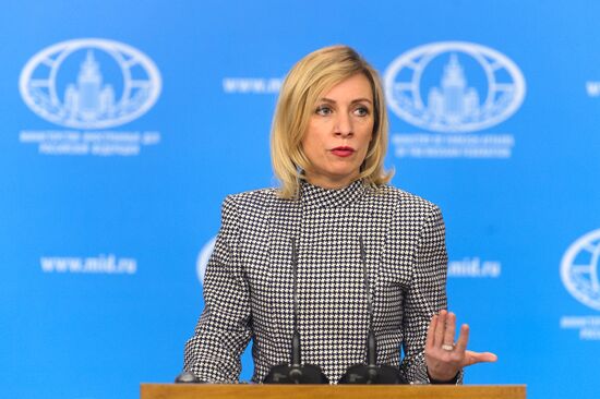 Briefing by Foreign Ministry Official Spokesperson Maria Zakharova