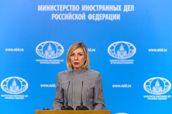 Briefing by Foreign Ministry Official Spokesperson Maria Zakharova