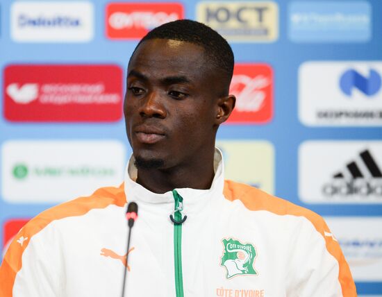 Côte d’Ivoire national football team holds training session