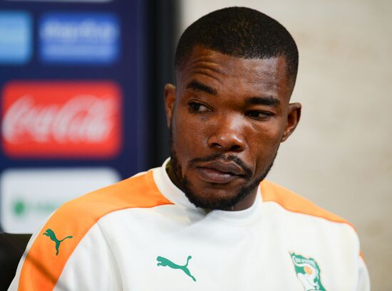 Côte d’Ivoire national football team holds training session