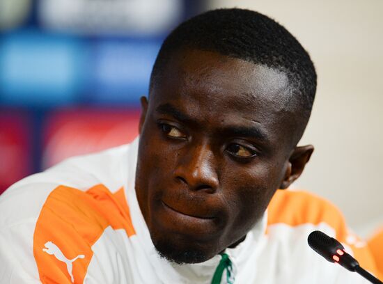 Côte d’Ivoire national football team holds training session