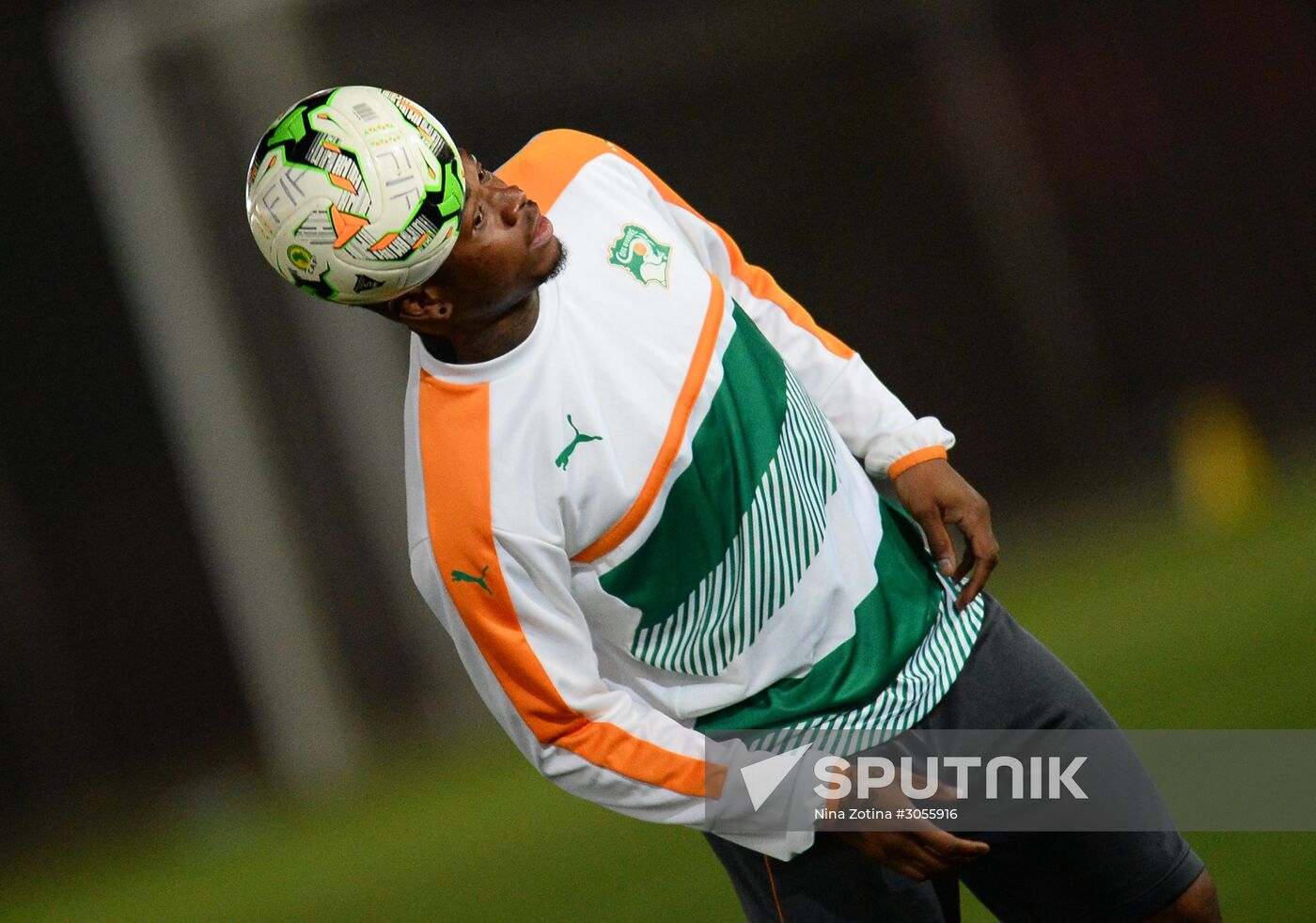 Côte d’Ivoire national football team holds training session